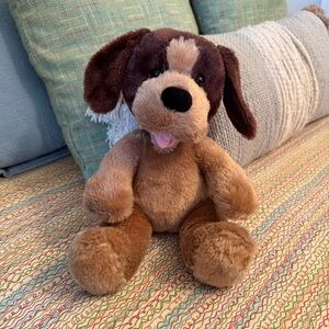 Build A Bear Workshop Retired Sitting Caramel Brown & Tan Puppy Dog 2013